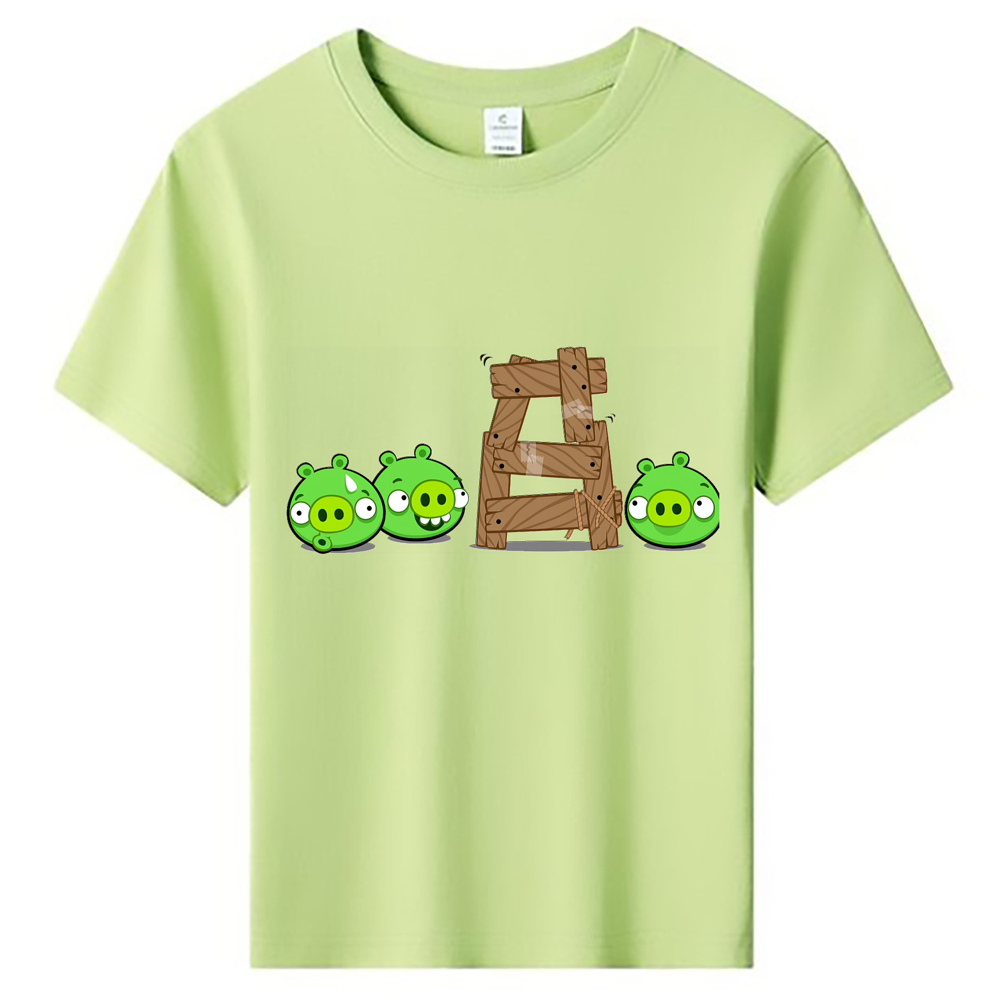 （画像用） Angry Birds アングリーバード 綿100％キッズTシャツ（フロントプリント）
